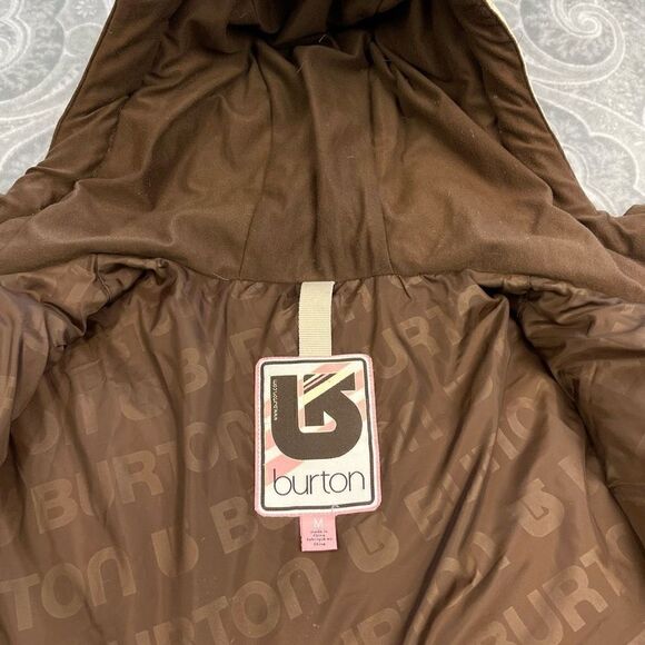 Womens Burton Hooded Quilted Jacket - Picture 4 of 8